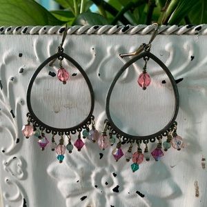 Boho bead earrings